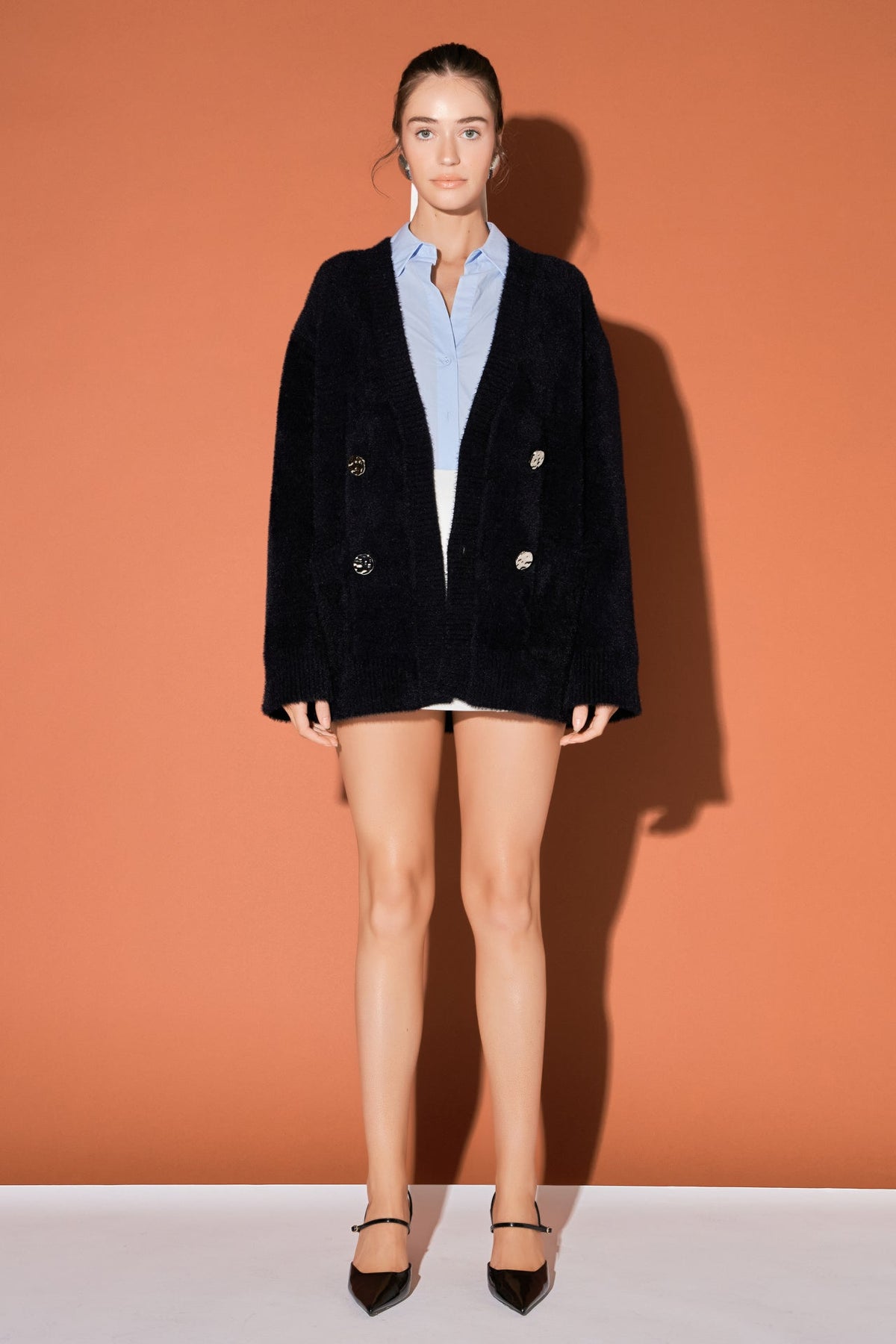 ENGLISH FACTORY - English Factory - Knit Blazer Cardigan - SWEATERS & KNITS available at Objectrare