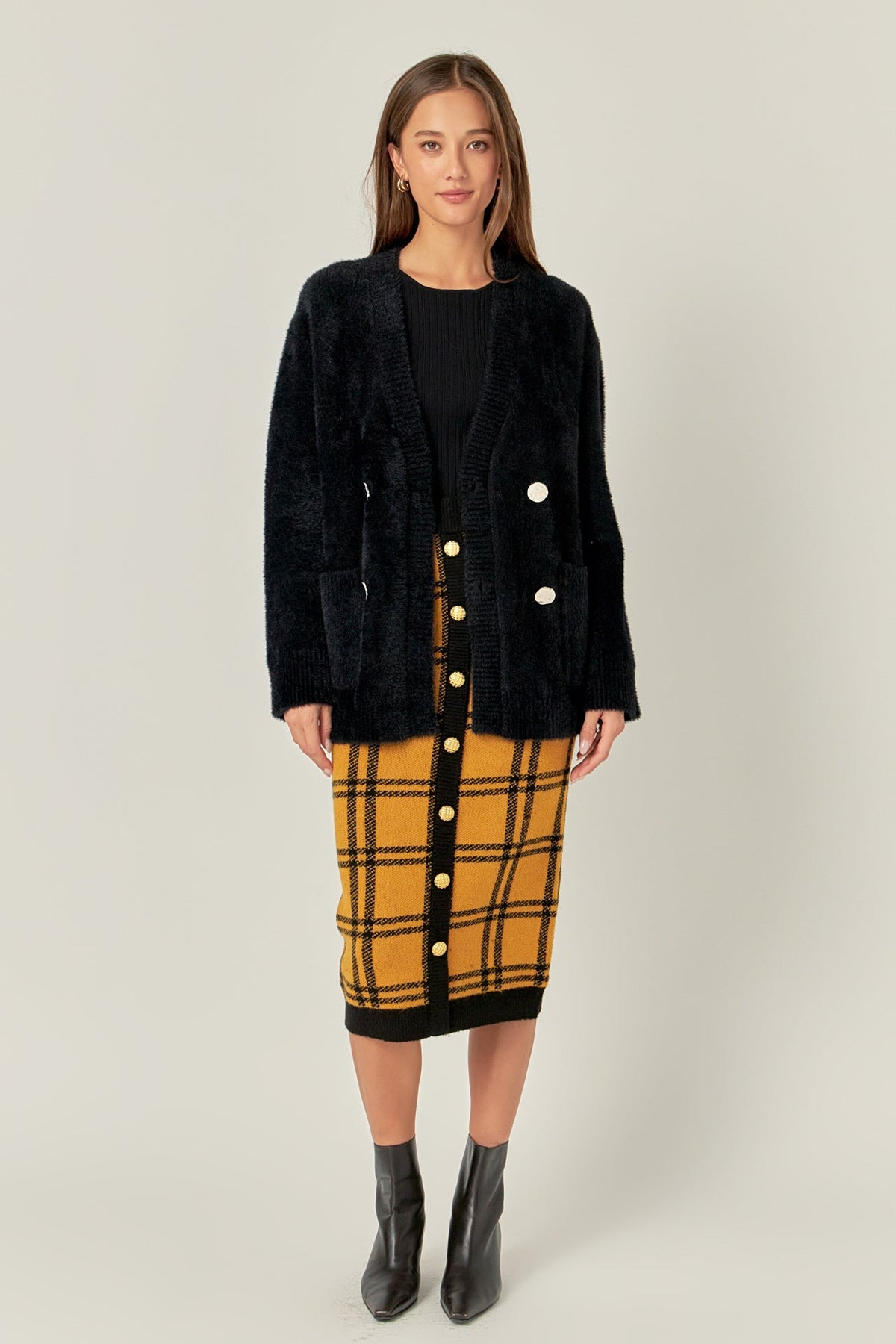 Knit Blazer Cardigan