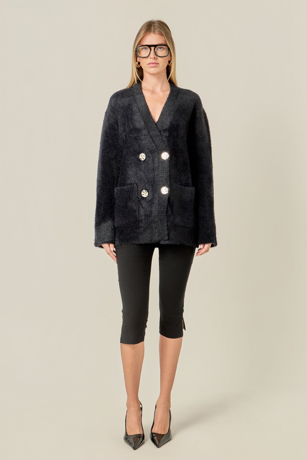 ENGLISH FACTORY - Knit Blazer Cardigan - SWEATERS & KNITS available at Objectrare