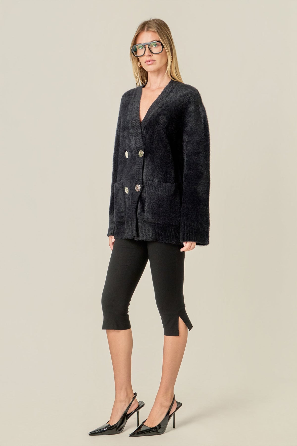 ENGLISH FACTORY - Knit Blazer Cardigan - SWEATERS & KNITS available at Objectrare