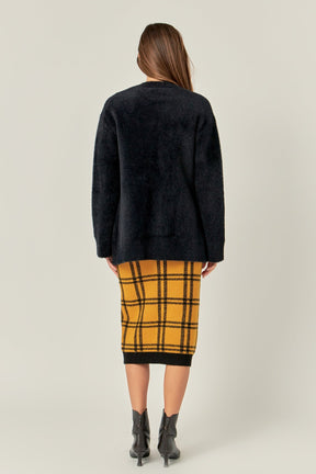 Knit Blazer Cardigan