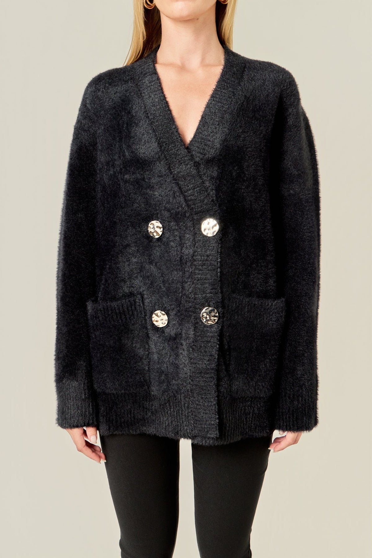 ENGLISH FACTORY - Knit Blazer Cardigan - SWEATERS & KNITS available at Objectrare