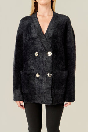 ENGLISH FACTORY - Knit Blazer Cardigan - SWEATERS & KNITS available at Objectrare