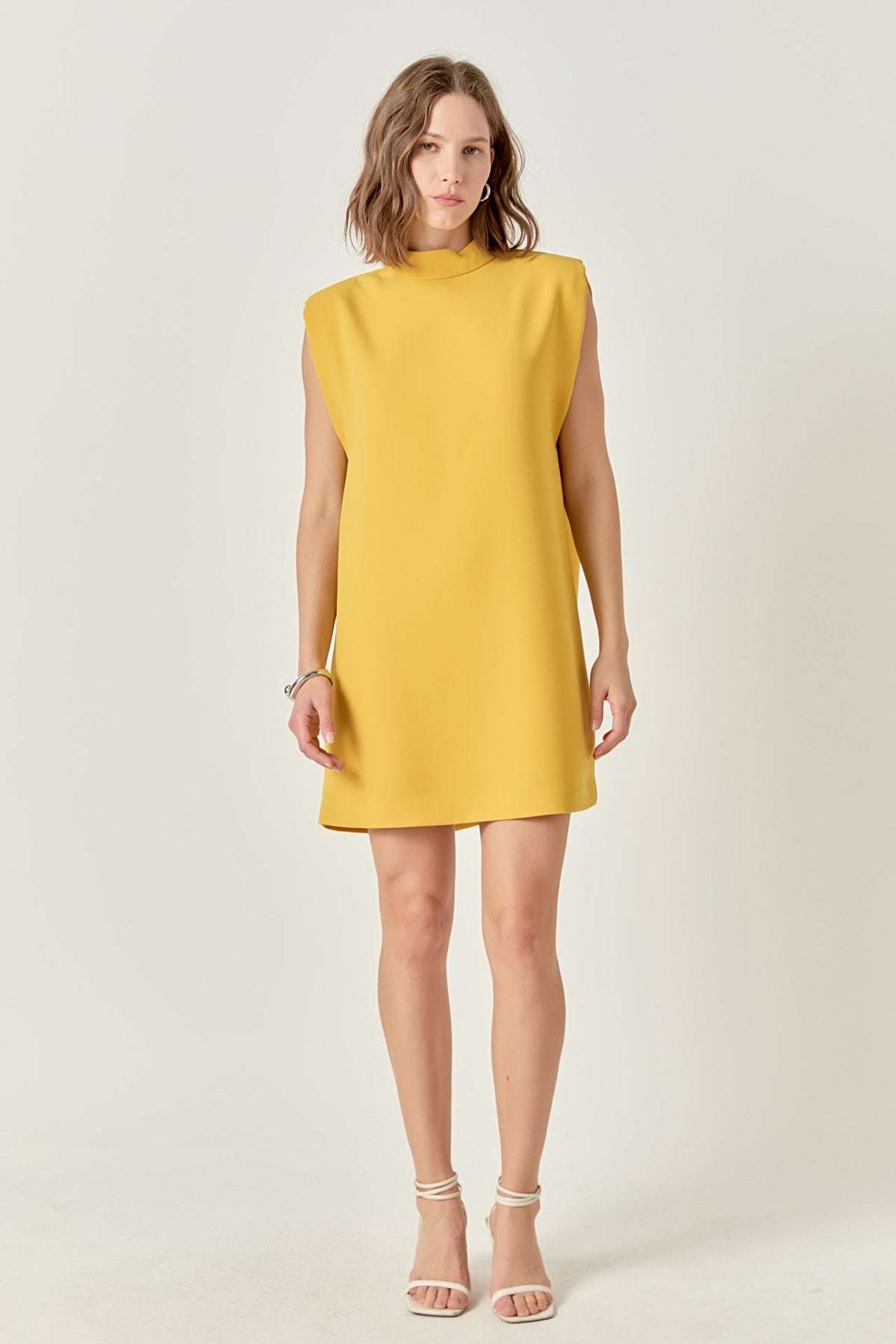 ENGLISH FACTORY - Mock Neck Shift Dress - DRESSES available at Objectrare
