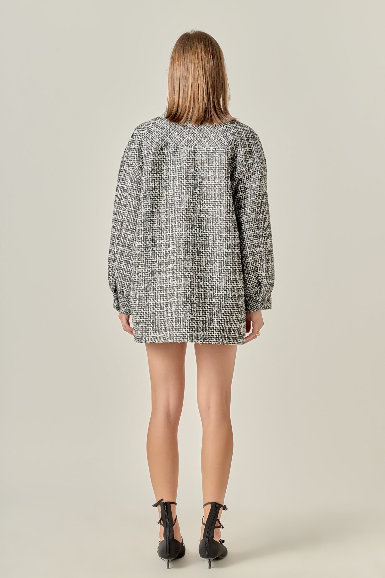ENGLISH FACTORY - Tweed Shirt Jacket - JACKETS available at Objectrare
