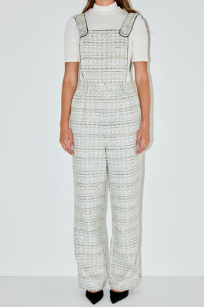 ENGLISH FACTORY - Tweed Overalls - ROMPERS available at Objectrare