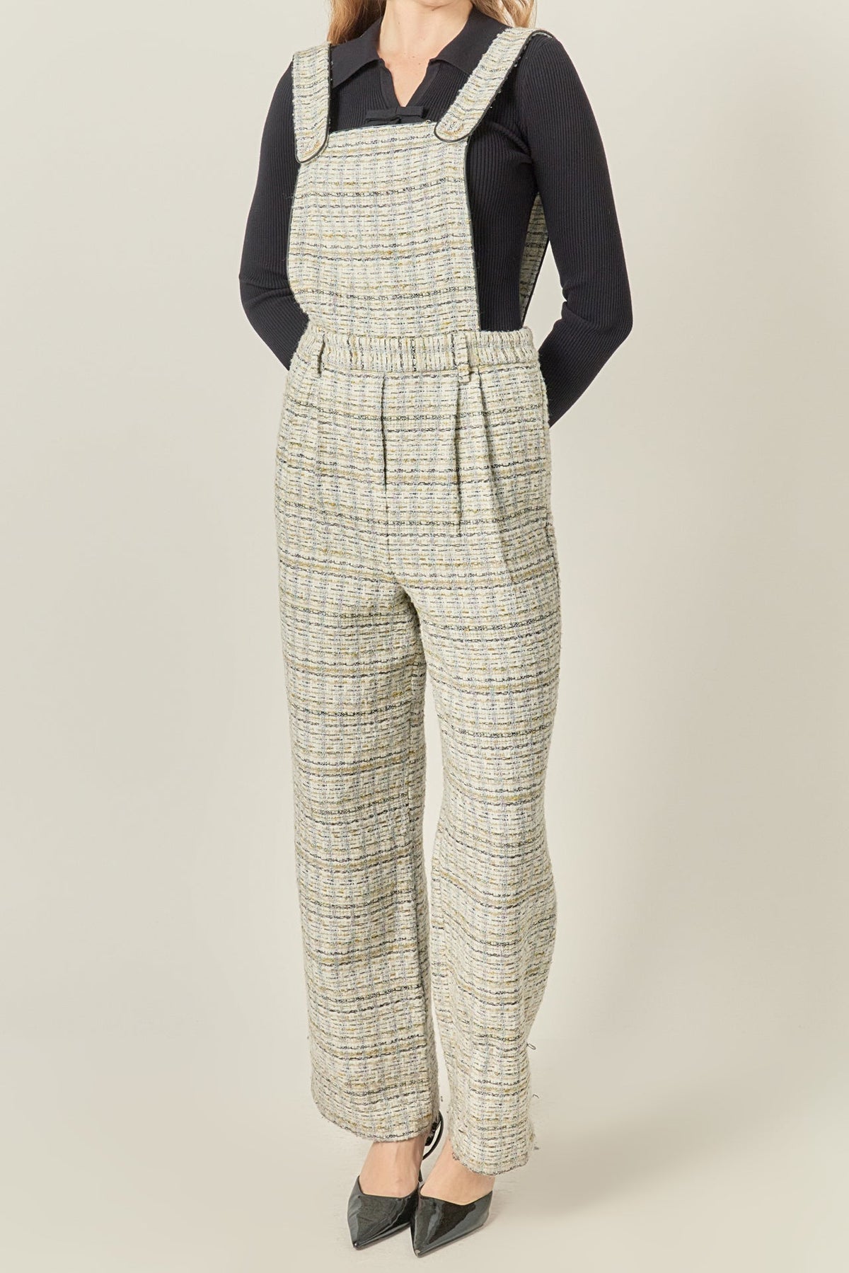 ENGLISH FACTORY - Tweed Overalls - ROMPERS available at Objectrare