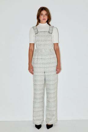 ENGLISH FACTORY - Tweed Overalls - ROMPERS available at Objectrare
