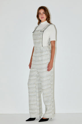 ENGLISH FACTORY - Tweed Overalls - ROMPERS available at Objectrare