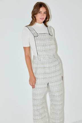 ENGLISH FACTORY - Tweed Overalls - ROMPERS available at Objectrare