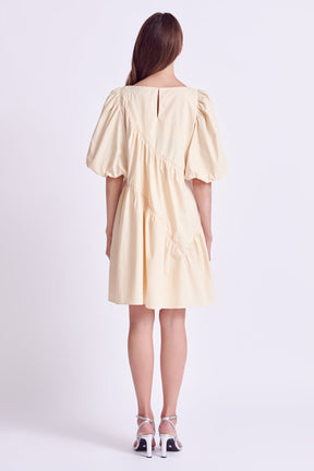 ENGLISH FACTORY - English Factory - Asymmetric Poplin Tiered Dress - DRESSES available at Objectrare