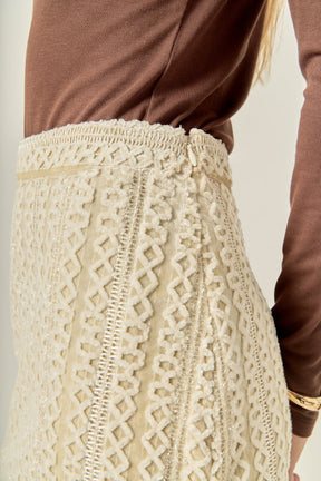 ENGLISH FACTORY - Velvet Embellished Mini Skirt - SKIRTS available at Objectrare