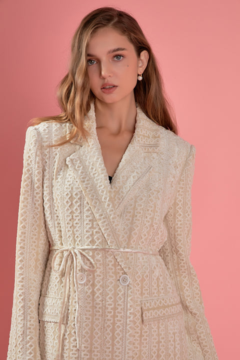 Shortie Faux Leather Trench Coat