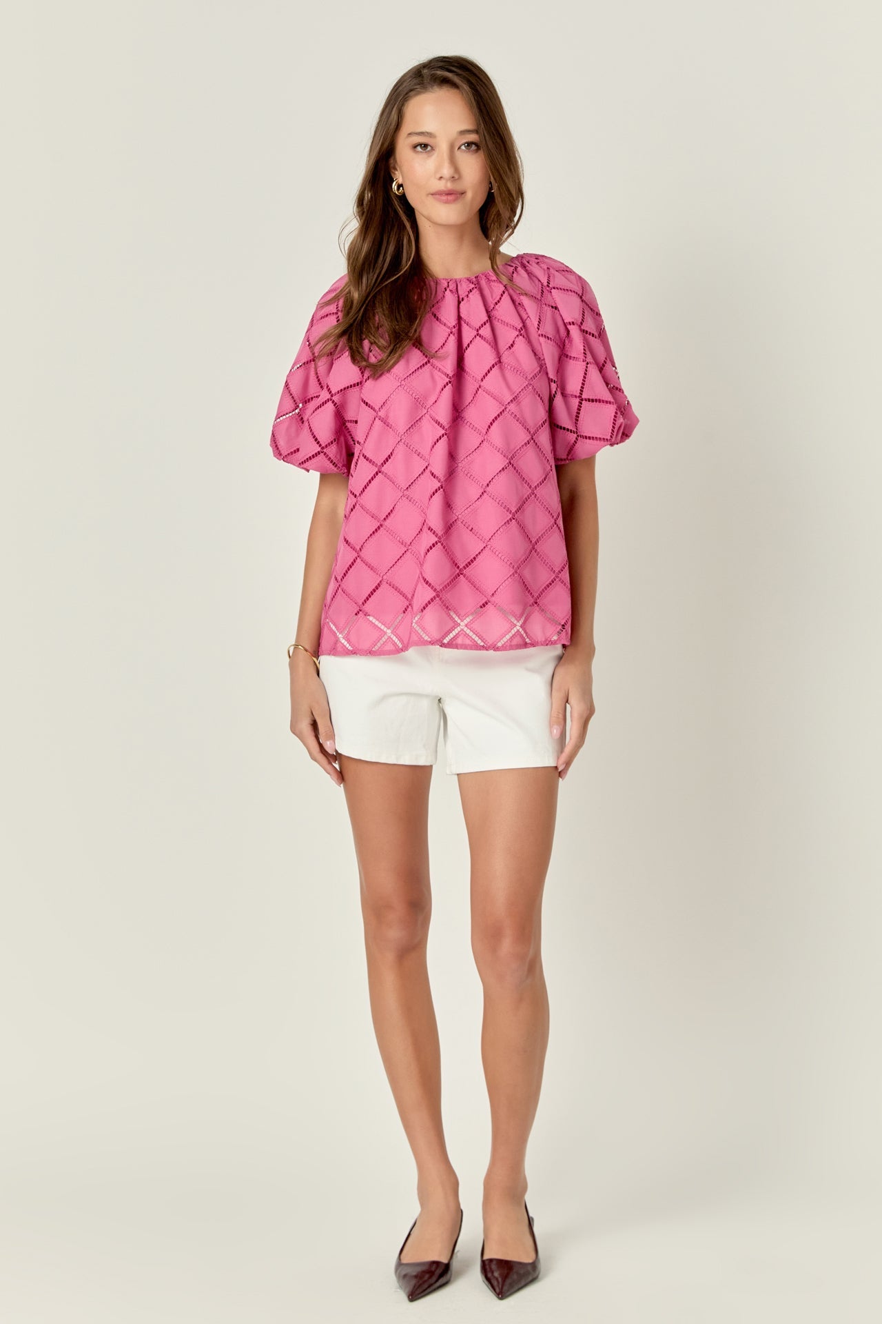 ENGLISH FACTORY - Embroidered Cotton Top - TOPS available at Objectrare