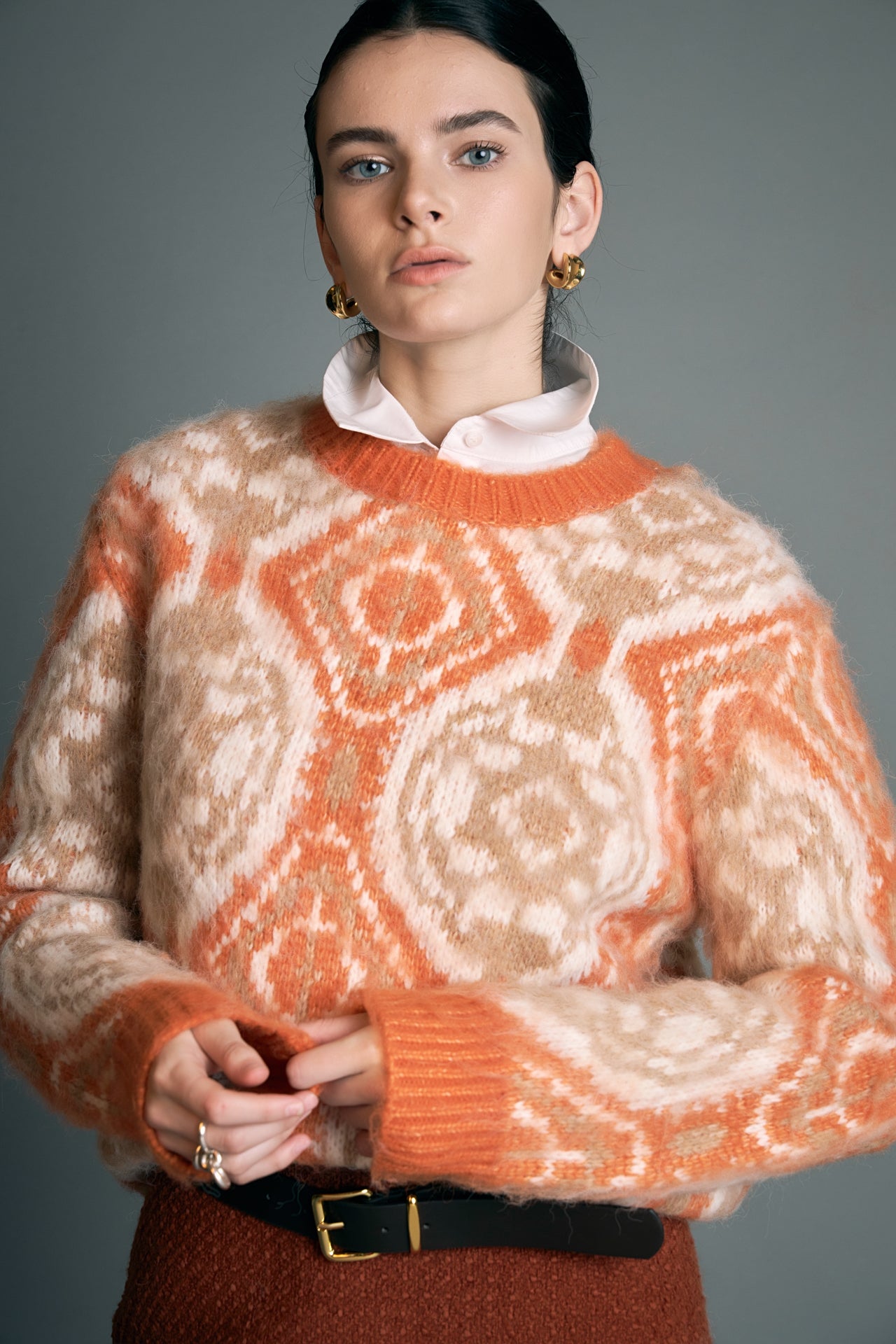 ENGLISH FACTORY - Brushed Mohair Tie Dye Sweater - SWEATERS & KNITS available at Objectrare