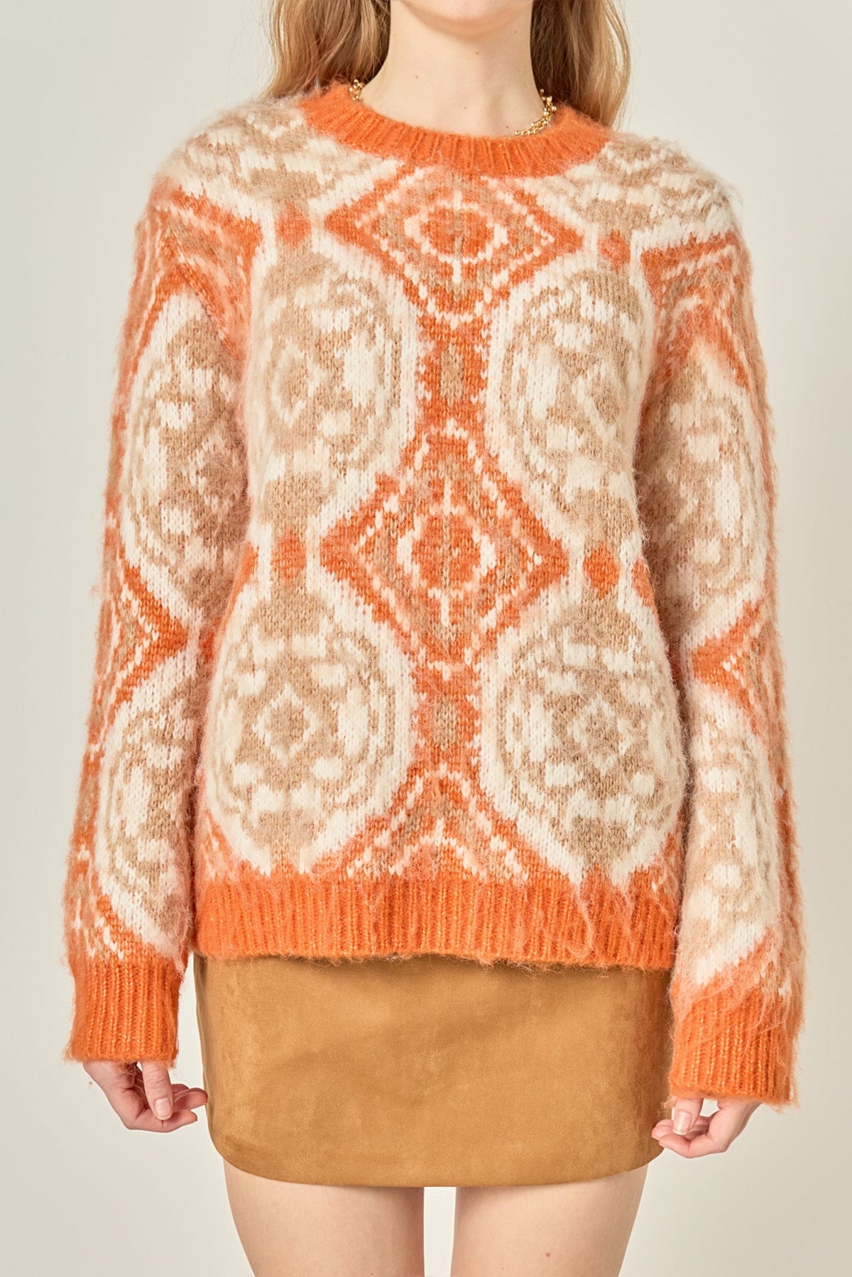 ENGLISH FACTORY - Brushed Mohair Tie Dye Sweater - SWEATERS & KNITS available at Objectrare