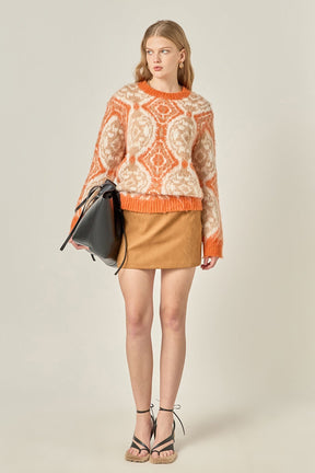 ENGLISH FACTORY - Brushed Mohair Tie Dye Sweater - SWEATERS & KNITS available at Objectrare