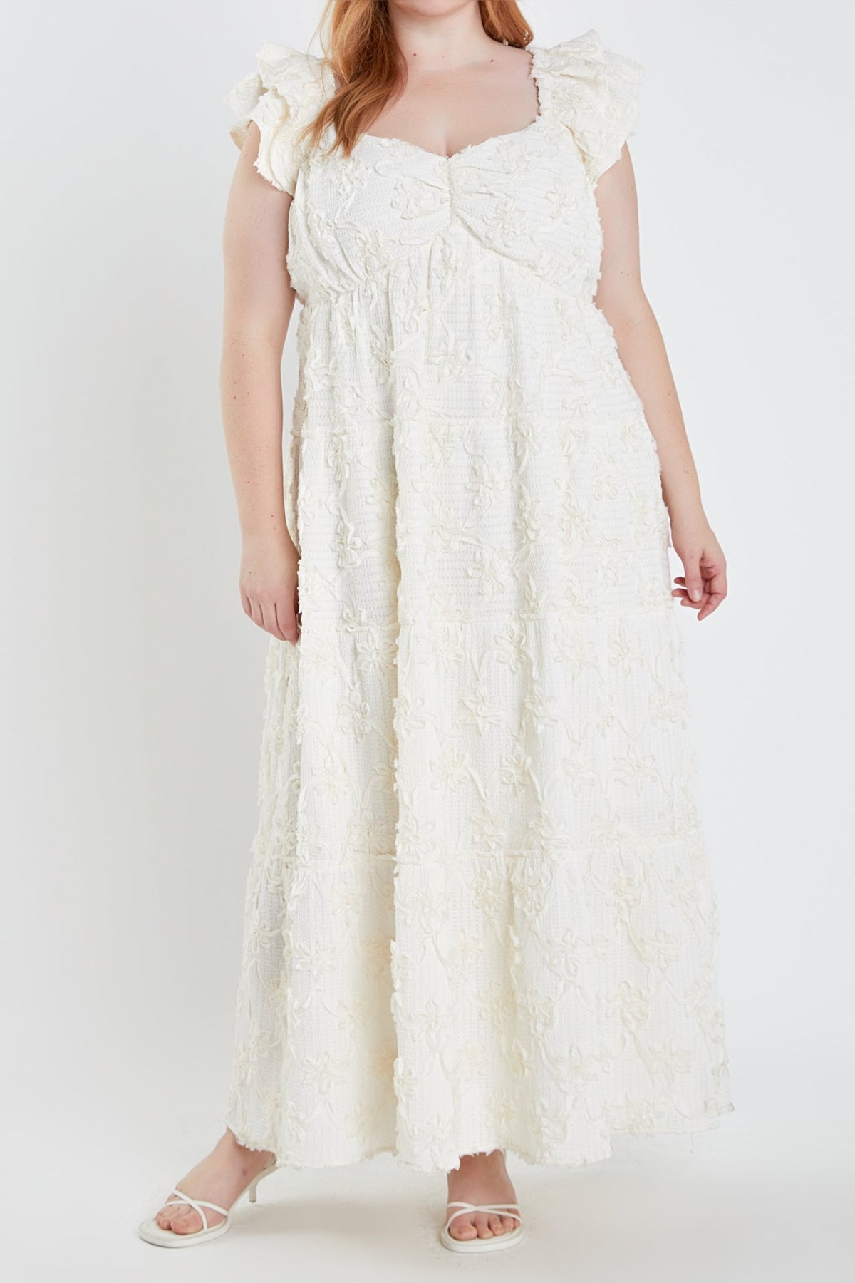 ENGLISH FACTORY - Ribbon Embroidered Maxi Dress - DRESSES available at Objectrare