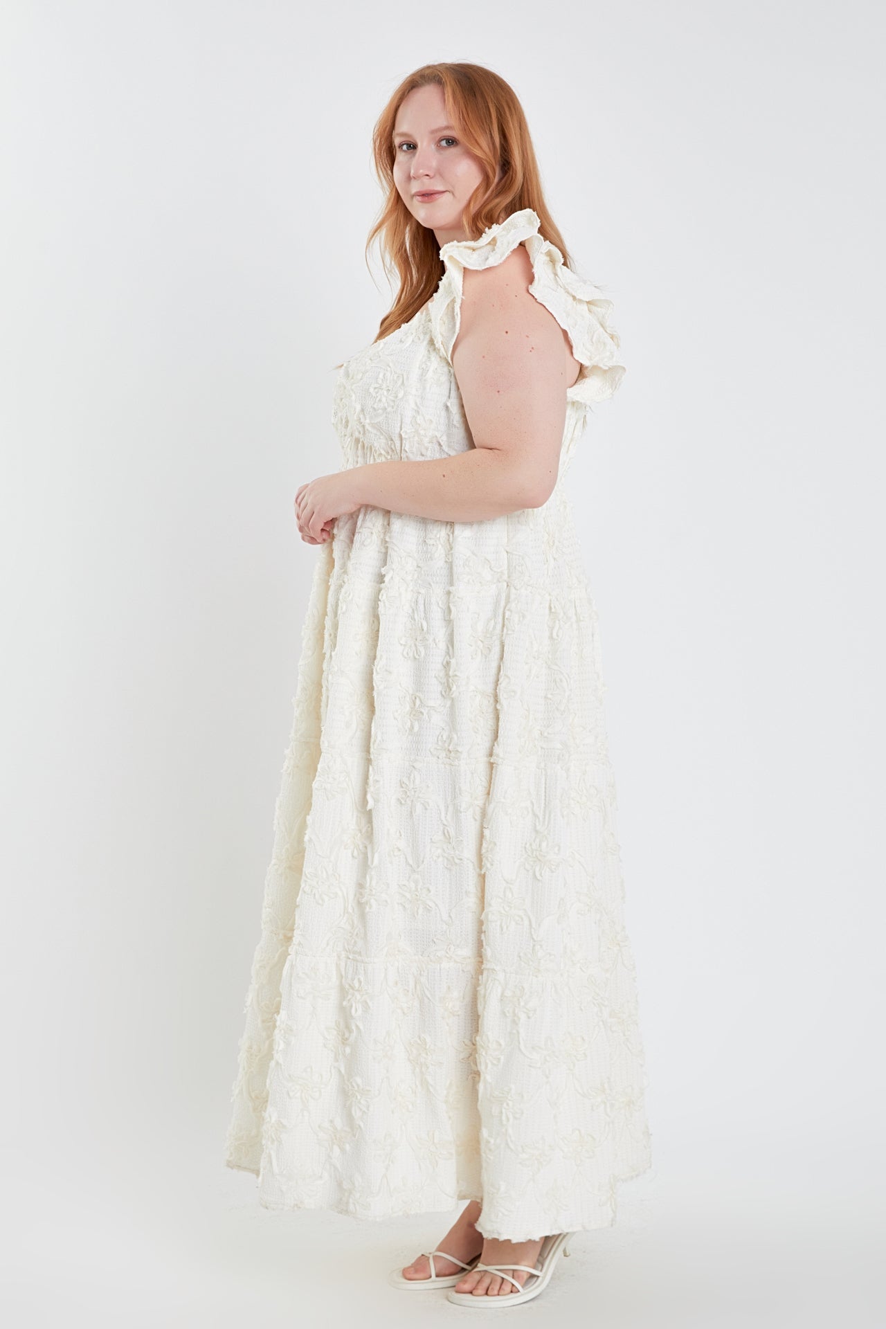 ENGLISH FACTORY - Ribbon Embroidered Maxi Dress - DRESSES available at Objectrare