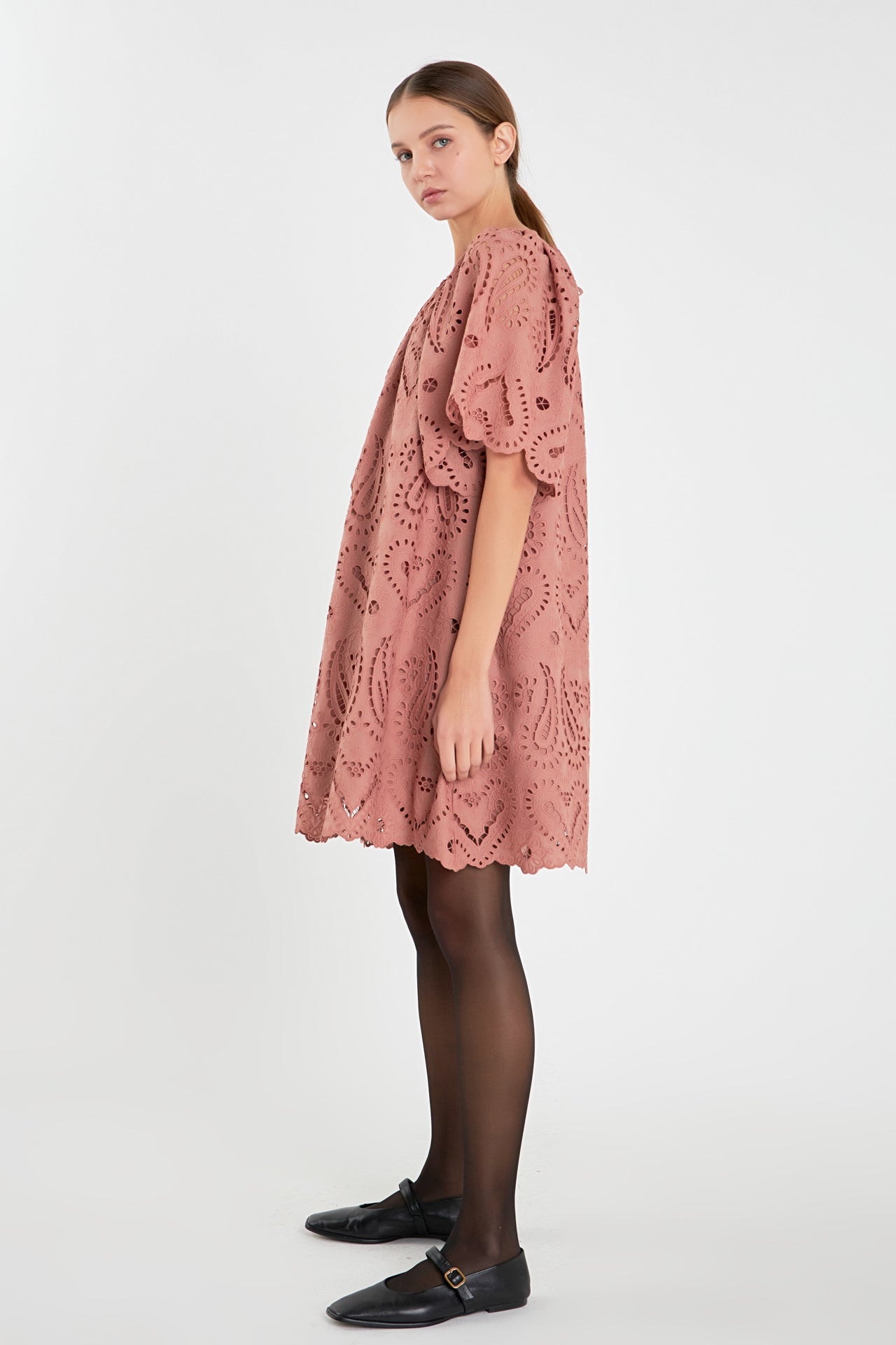 ENGLISH FACTORY - Paisley Embroidered Mini Dress - DRESSES available at Objectrare