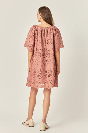 ENGLISH FACTORY - Paisley Embroidered Mini Dress - DRESSES available at Objectrare