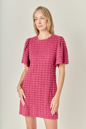 ENGLISH FACTORY - Tiered Jersey Mini Dress With Embroidery - DRESSES available at Objectrare