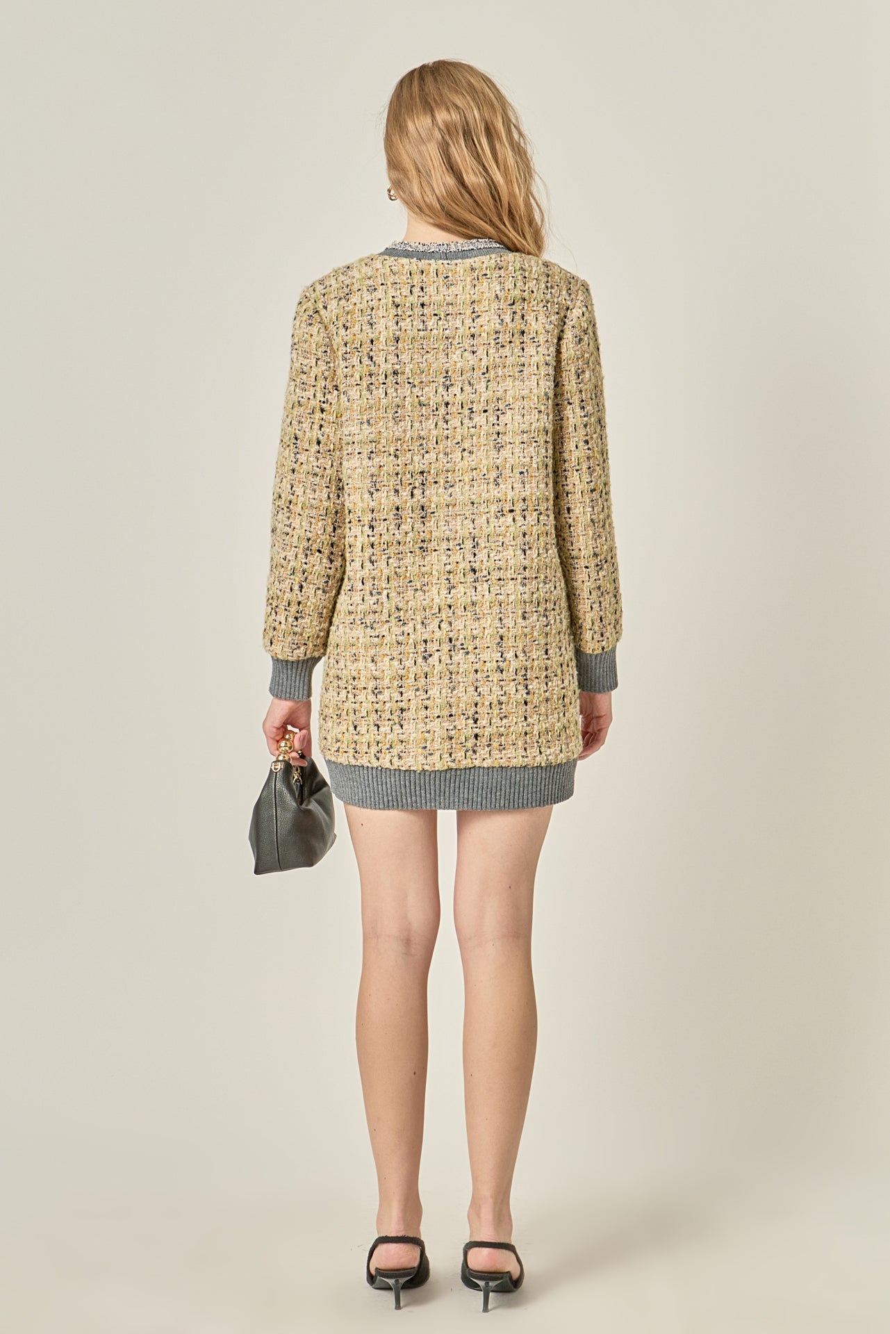ENGLISH FACTORY - Boucle Coat With Trim - COATS available at Objectrare