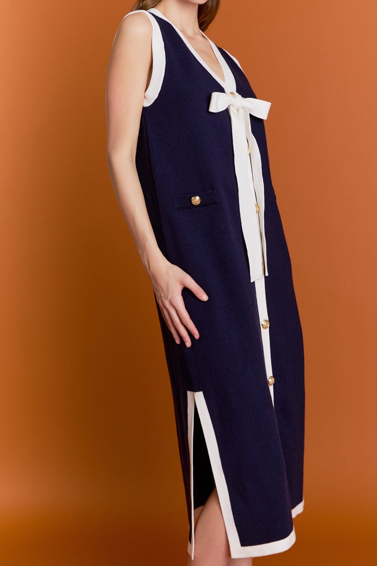 ENGLISH FACTORY - Nicole Knit Midi Dress - DRESSES available at Objectrare
