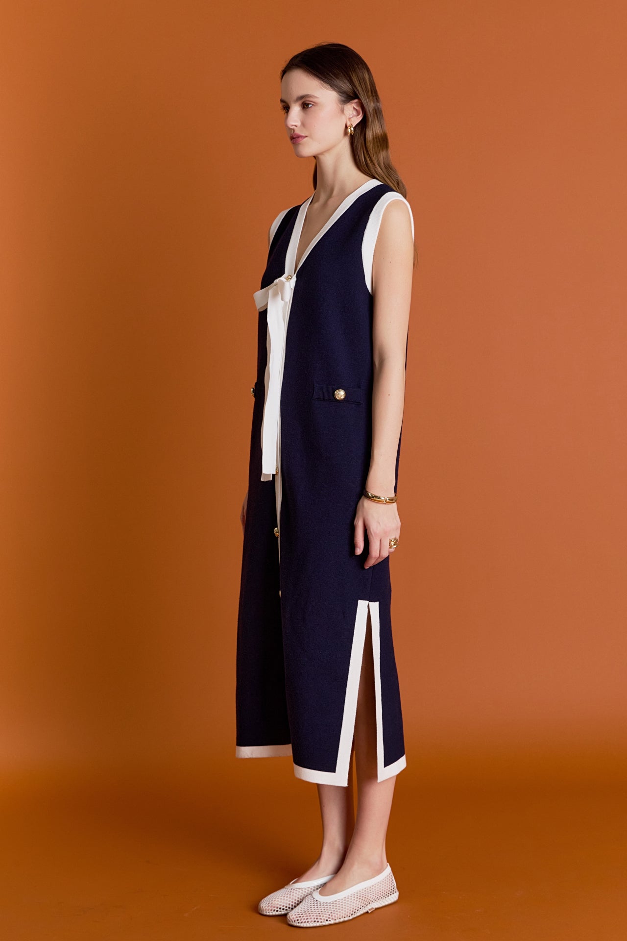 ENGLISH FACTORY - Nicole Knit Midi Dress - DRESSES available at Objectrare