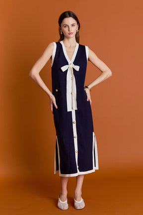 ENGLISH FACTORY - Nicole Knit Midi Dress - DRESSES available at Objectrare