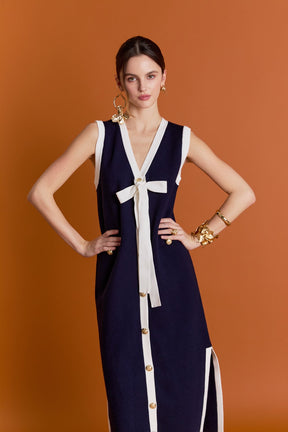 ENGLISH FACTORY - Nicole Knit Midi Dress - DRESSES available at Objectrare