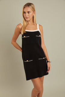 Alice Knit Mini Dress With Pockets