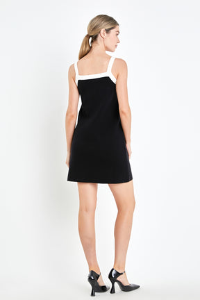 ENGLISH FACTORY - Knit Mini Dress With Pockets - DRESSES available at Objectrare