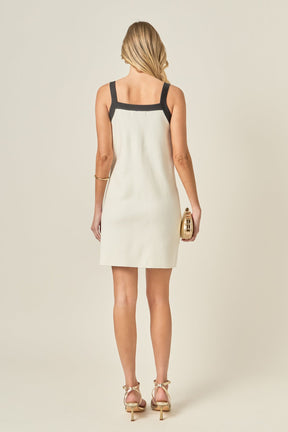 ENGLISH FACTORY - Knit Mini Dress With Pockets - DRESSES available at Objectrare