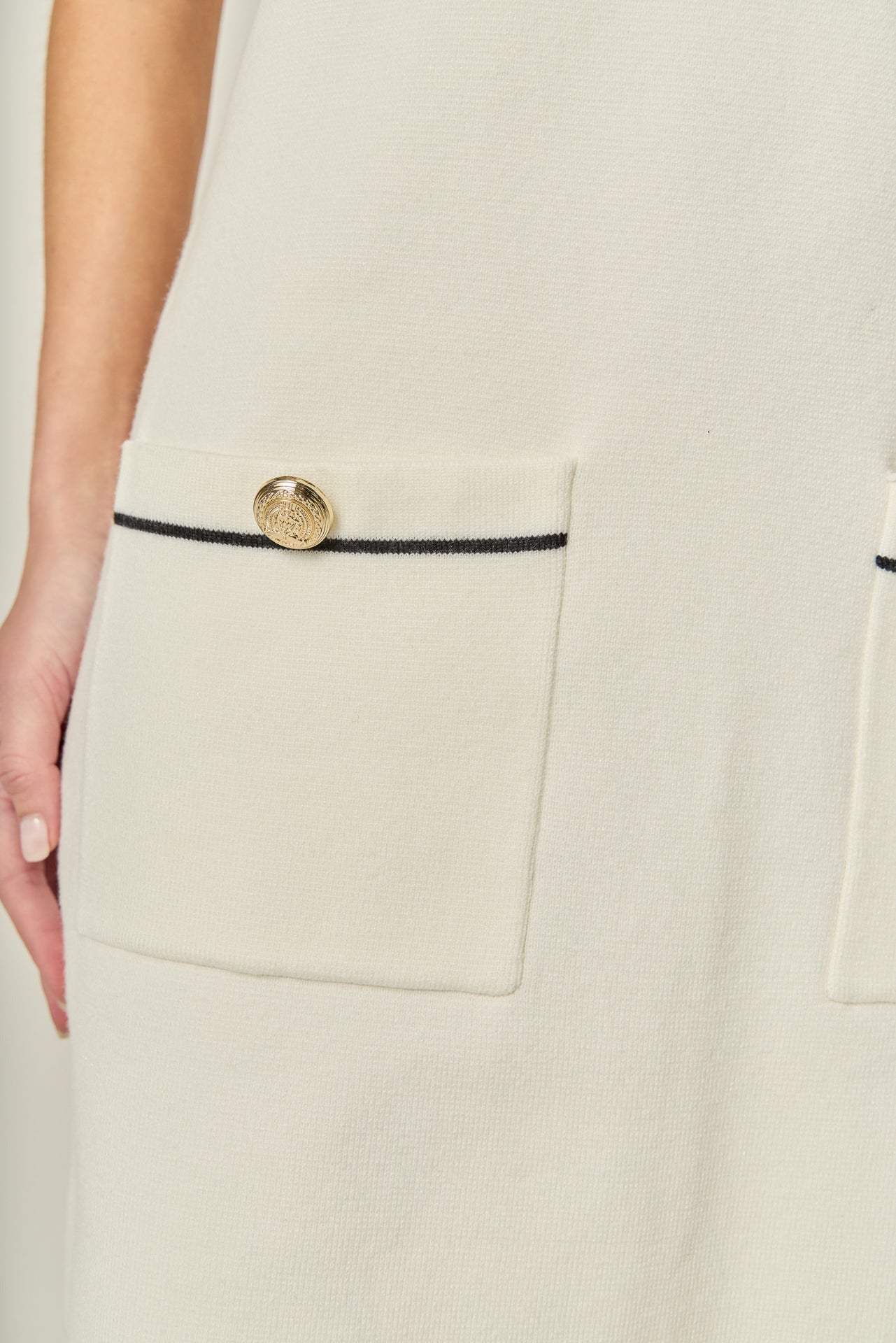 ENGLISH FACTORY - Knit Mini Dress With Pockets - DRESSES available at Objectrare