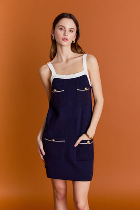 Alice Knit Mini Dress With Pockets