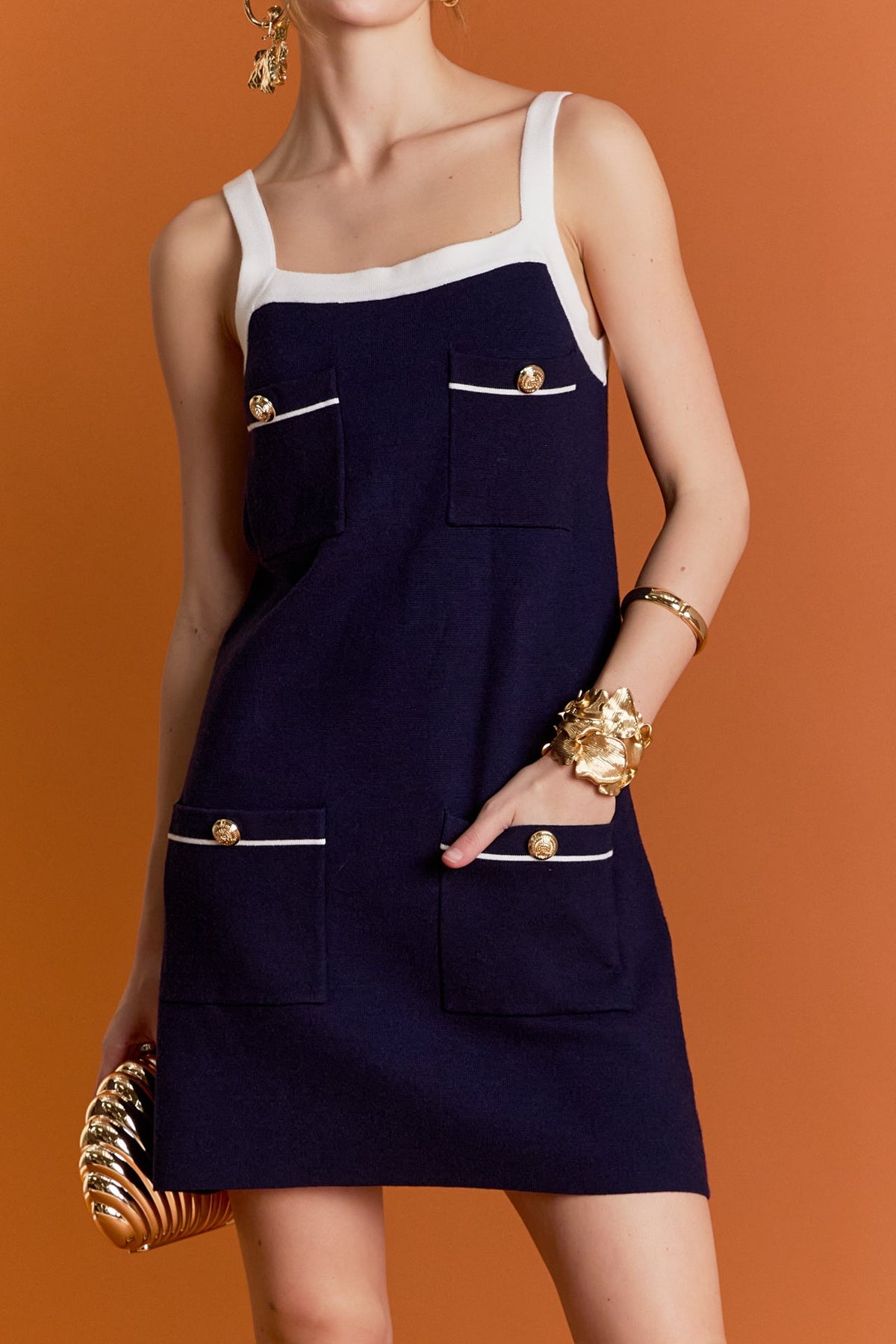 ENGLISH FACTORY - Alice Knit Mini Dress - DRESSES available at Objectrare