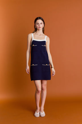 Alice Knit Mini Dress With Pockets