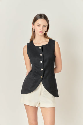 Linen Waistcoat