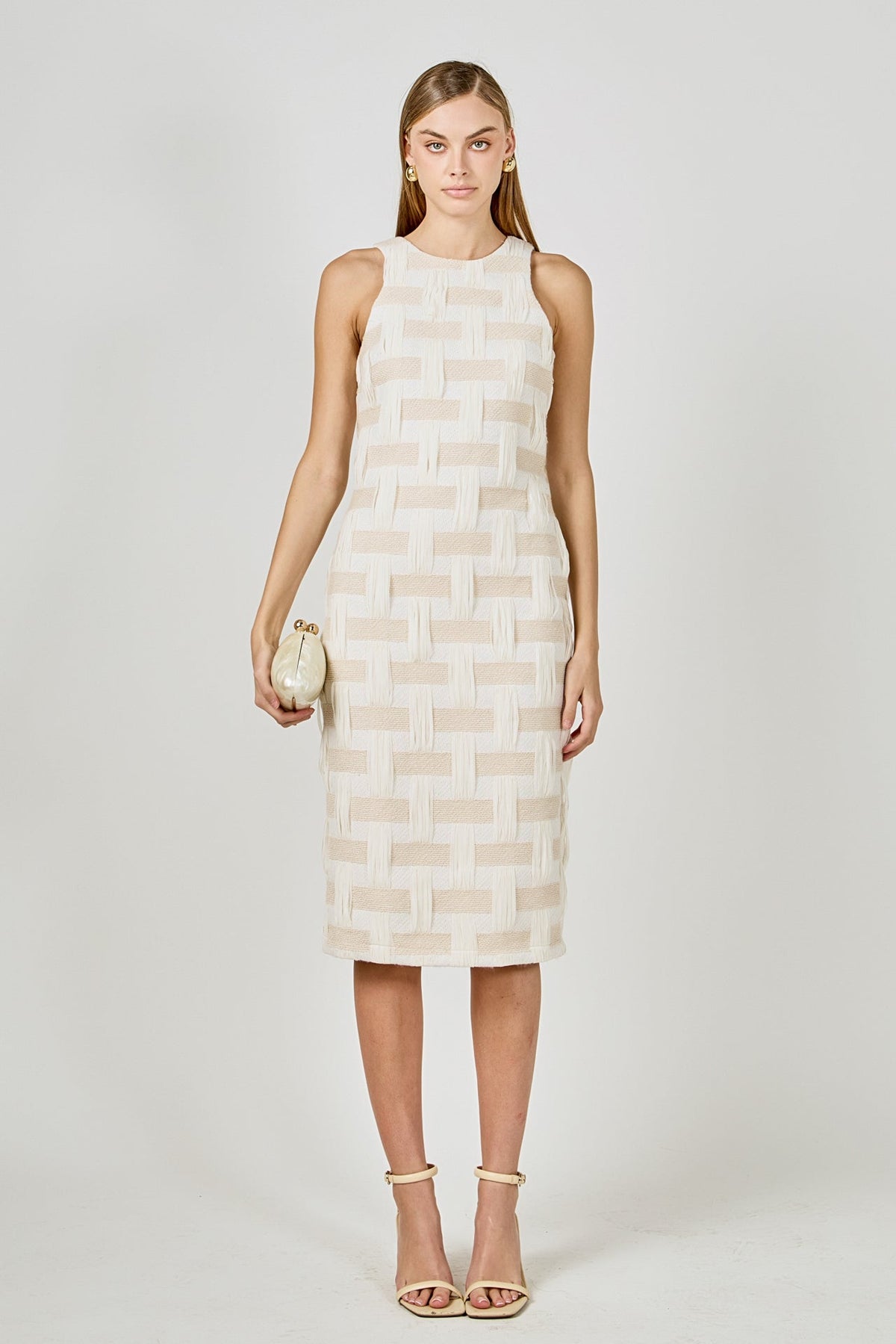 ENDLESS ROSE - Racer Back Neck Midi Dress - DRESSES available at Objectrare