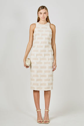 ENDLESS ROSE - Racer Back Neck Midi Dress - DRESSES available at Objectrare