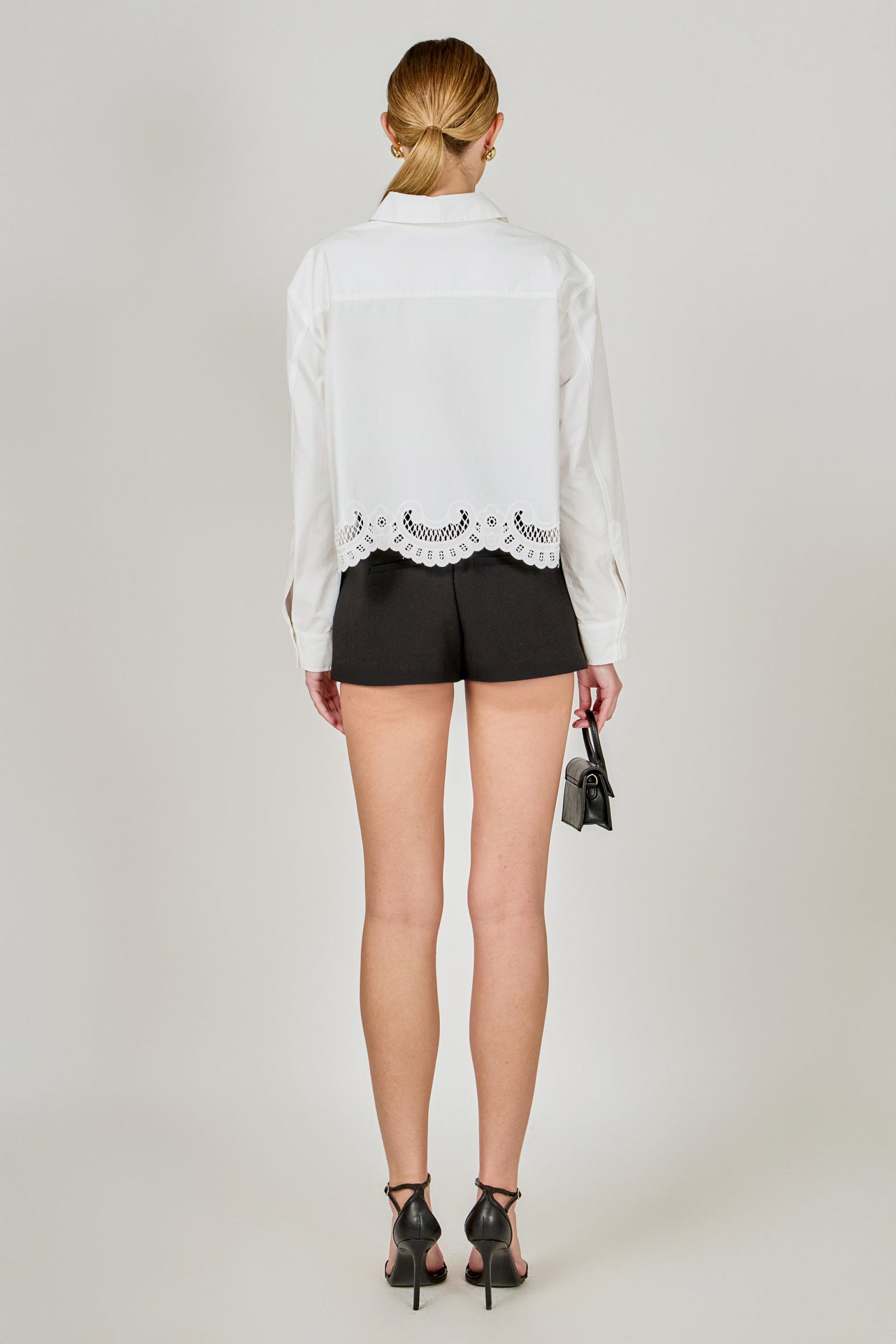ENDLESS ROSE - Embroidered Long Sleeve Blouse - TOPS available at Objectrare