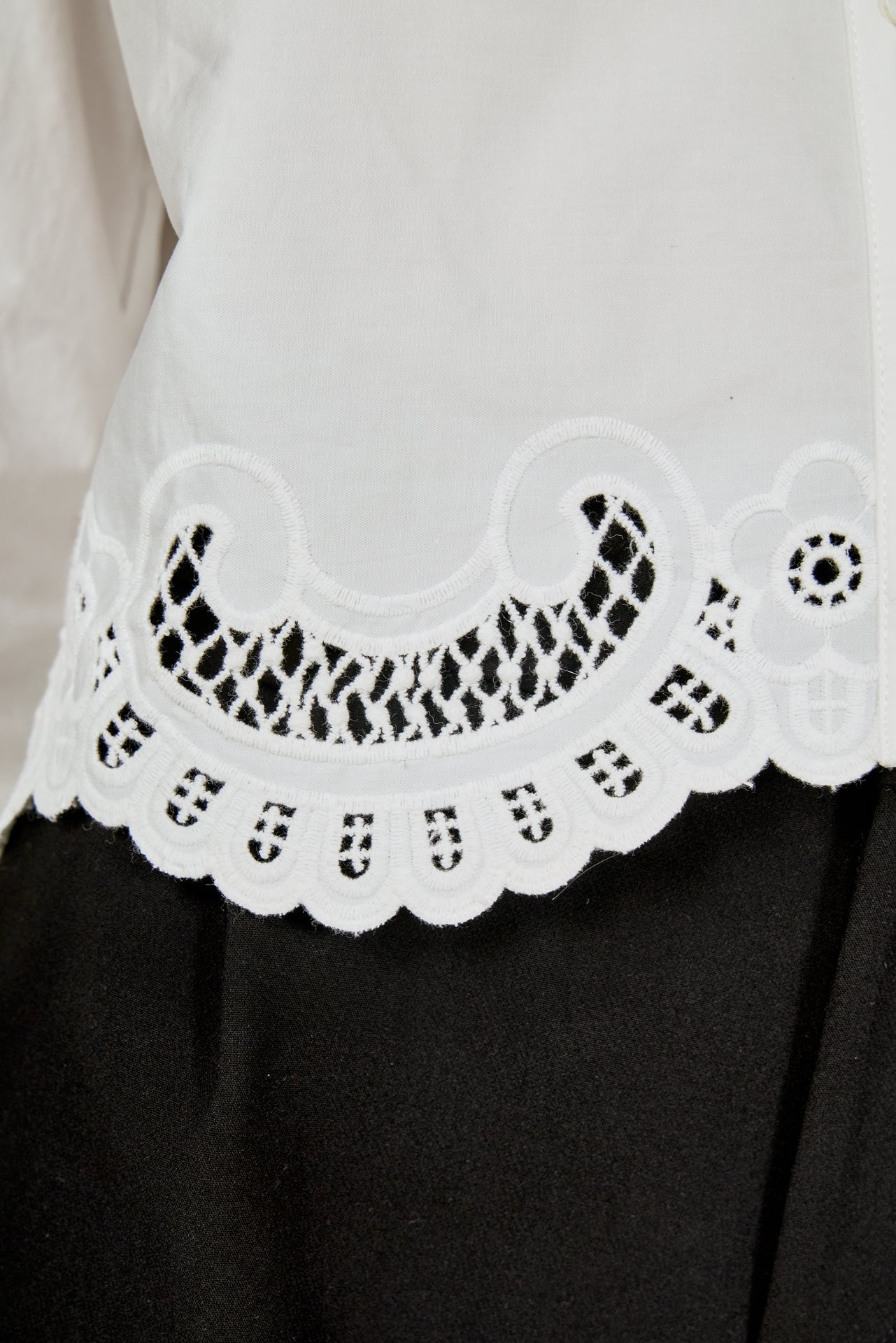 ENDLESS ROSE - Embroidered Long Sleeve Blouse - TOPS available at Objectrare