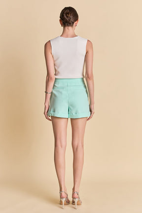 ENDLESS ROSE - Tailored Basic Shorts - SHORTS available at Objectrare