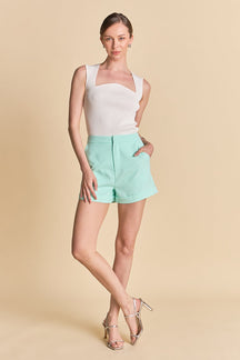 ENDLESS ROSE - Tailored Basic Shorts - SHORTS available at Objectrare