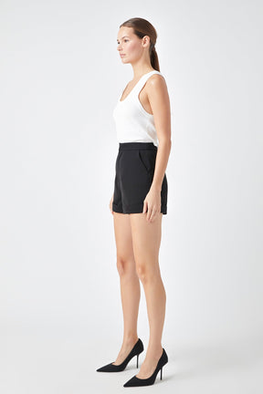 ENDLESS ROSE - Endless Rose - Tailored Basic Shorts - SHORTS available at Objectrare