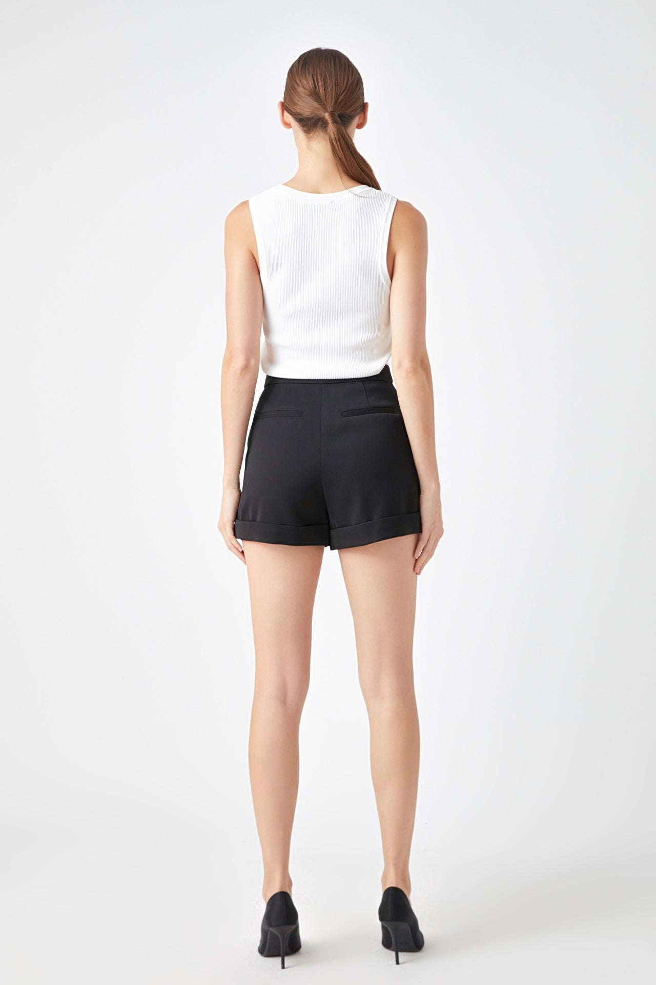 ENDLESS ROSE - Endless Rose - Tailored Basic Shorts - SHORTS available at Objectrare