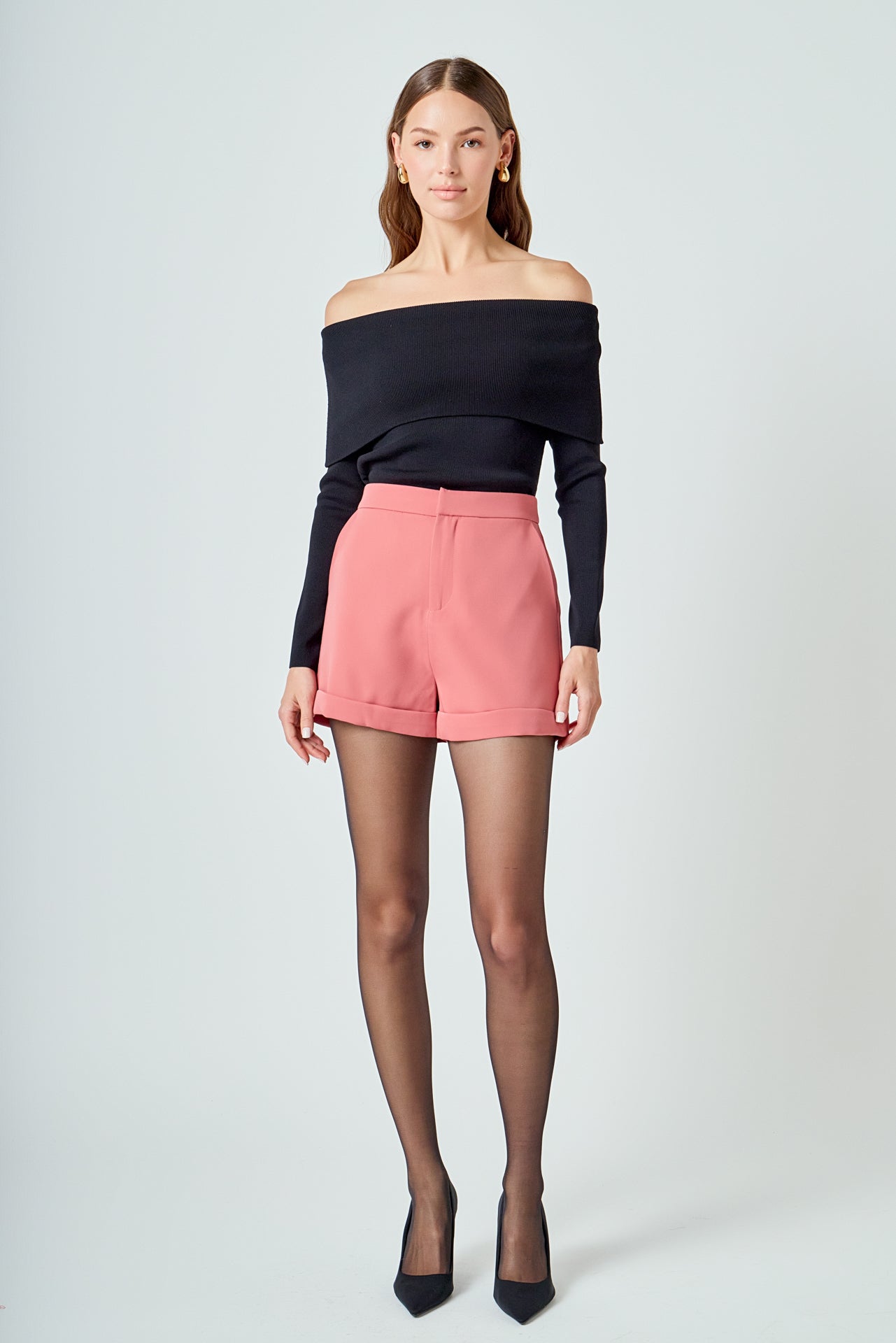 ENDLESS ROSE - Tailored Basic Shorts - SHORTS available at Objectrare