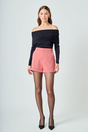 ENDLESS ROSE - Tailored Basic Shorts - SHORTS available at Objectrare