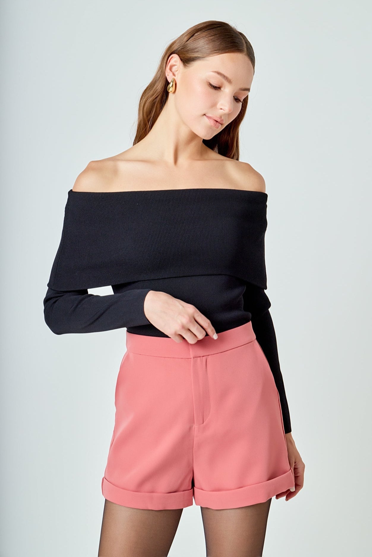 ENDLESS ROSE - Tailored Basic Shorts - SHORTS available at Objectrare